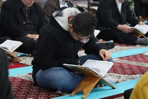تصاویر/ مراسم جزء خوانی قرآن کریم در شاهین دژ