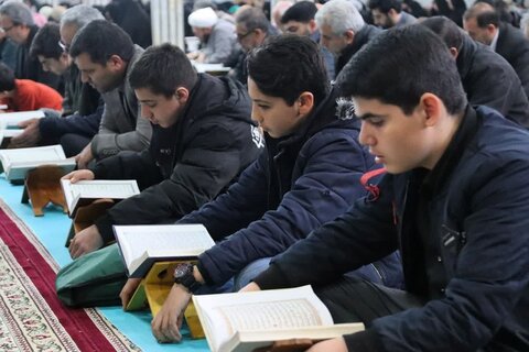 تصاویر/ مراسم جزء خوانی قرآن کریم در شاهین دژ