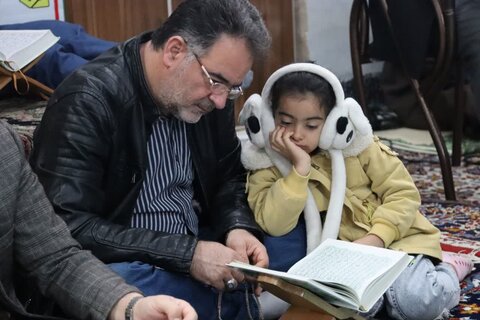 تصاویر/ مراسم جزء خوانی قرآن کریم در شاهین دژ