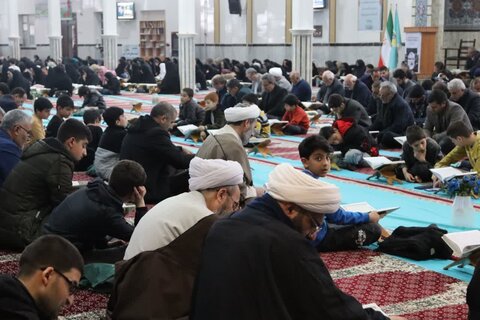 تصاویر/ مراسم جزء خوانی قرآن کریم در شاهین دژ