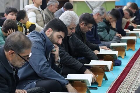 تصاویر/ مراسم جزء خوانی قرآن کریم در شاهین دژ