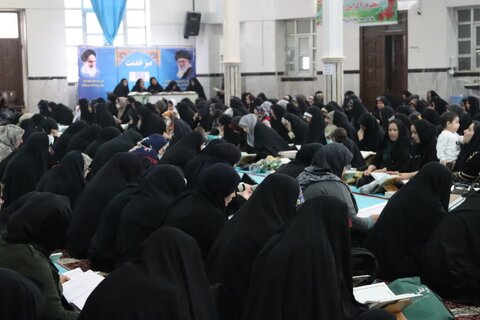 تصاویر/ مراسم جزء خوانی قرآن کریم در شاهین دژ