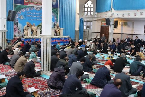 تصاویر/ مراسم جزء خوانی قرآن کریم در شاهین دژ