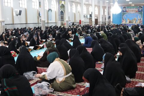 تصاویر/ مراسم جزء خوانی قرآن کریم در شاهین دژ