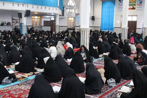 تصاویر/ مراسم جزء خوانی قرآن کریم در شاهین دژ