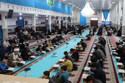 تصاویر/ مراسم جزء خوانی قرآن کریم در شاهین دژ