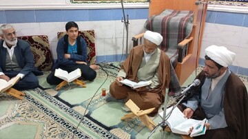 تصاویر/ مراسم ترتیل‌خوانی در مساجد دشتستان