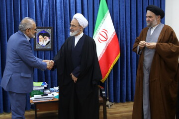 تصاویر/ دیدار اعضای کنگره بزرگداشت آیت الله العظمی بروجردی(ره) با آیت الله اعرافی