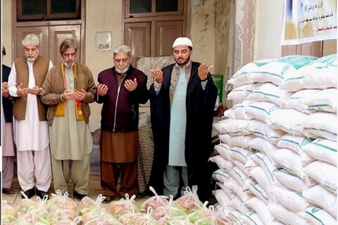 قائد ملت جعفریہ پاکستان کے حکم پر رمضان المبارک میں خانوادہ شہداء و مستحقین میں امدادی راشن کی تقسیم