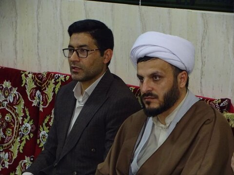 تصاویر/ حضور امام جمعه چهاربرج در مسجد صاحب الزمان بخش فیروز آباد