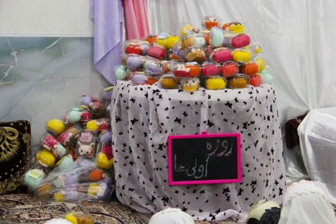 تصاویر/ جشن شیرین روزه‌ اولی‌ها در مسجدام البنین (س) کاشان
