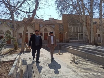 معاون اداری و مالی مرکز مدیریت حوزه علمیه خراسان به اصفهان سفر کرد+ عکس