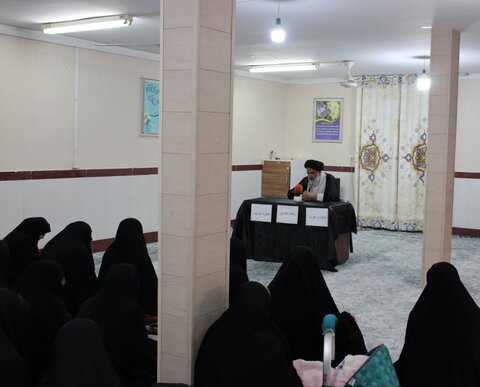 حضور امام جمعه اهواز در مدرسه علمیه الزهرا (س)