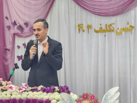 تصاویر/ مراسم جشن تکلیف دانش‌آموزان دختران در شهرستان چایپاره