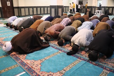 تصاویر/ حضور دانش آموزان شهید آهنگری ارومیه در مدرسه علمیه امام خامنه‌ای ارومیه