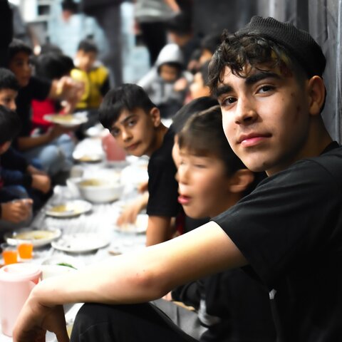 تصاویر/ مراسم روزه اولی ها و هیئت نوجوانان در مسجد یازهرا (س) ارومیه