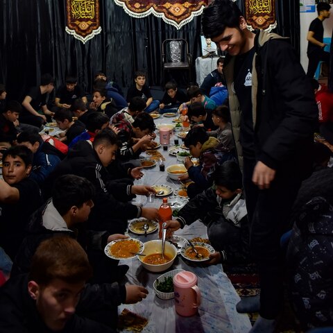 تصاویر/ مراسم روزه اولی ها و هیئت نوجوانان در مسجد یازهرا (س) ارومیه