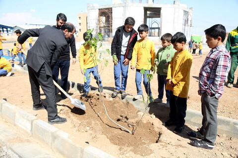 تصاویر/ مراسم درخت کاری