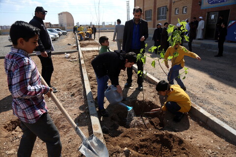 تصاویر/ مراسم درخت کاری