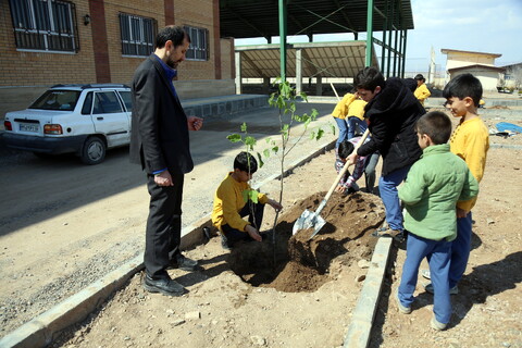 تصاویر/ مراسم درخت کاری