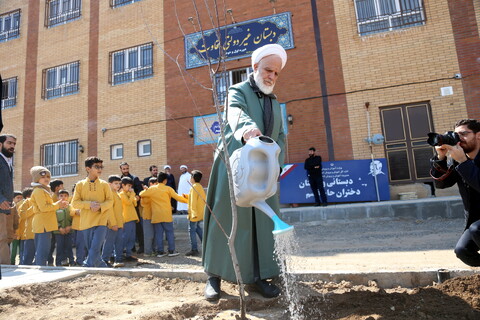 تصاویر/ مراسم درخت کاری