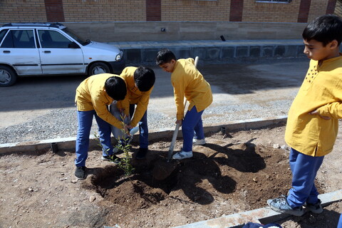 تصاویر/ مراسم درخت کاری