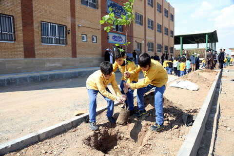 تصاویر/ مراسم درخت کاری