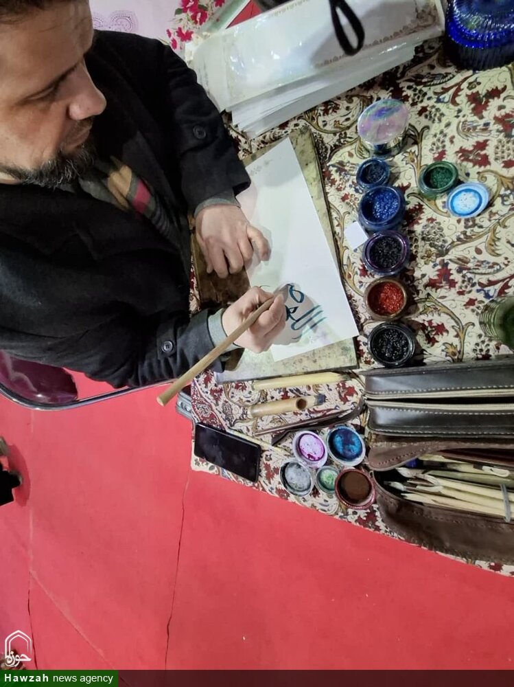 از ارائه آثار فاخر در حوزه تفسیر قرآن تا نشست تخصصی و حضور طلاب هنرمند +عکس