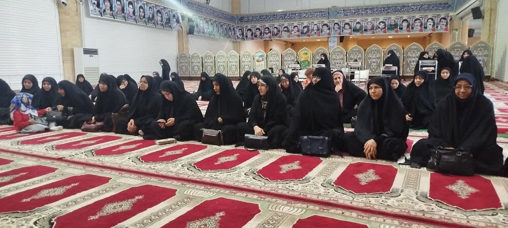 مراسم وفات حضرت خدیجه در کنگان