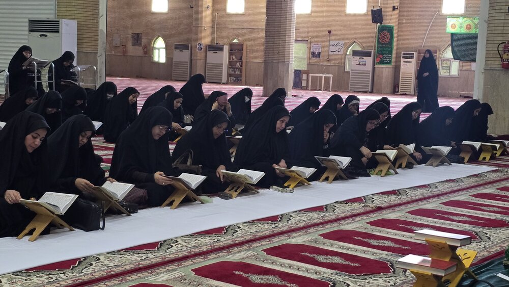 مراسم وفات حضرت خدیجه در کنگان