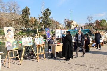 رنگ و بوی شهدایی در اسکله دریاچه کیو خرم‌آباد