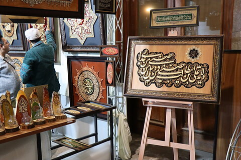 تصاویر/ غرفه های صنایع دستی در سی ودومین نمایشگاه بین المللی قرآن کریم