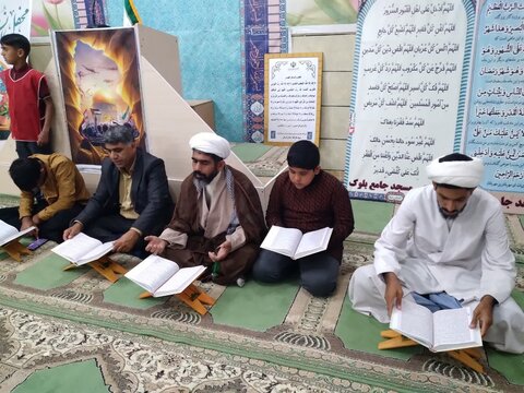 مراسم افتتاحیه اولین هیئت قرآنی دانش‌آموزی شهر بلوک
