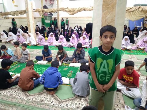 مراسم افتتاحیه اولین هیئت قرآنی دانش‌آموزی شهر بلوک