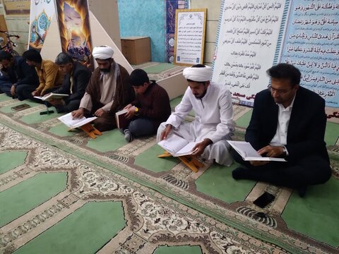 مراسم افتتاحیه اولین هیئت قرآنی دانش‌آموزی شهر بلوک