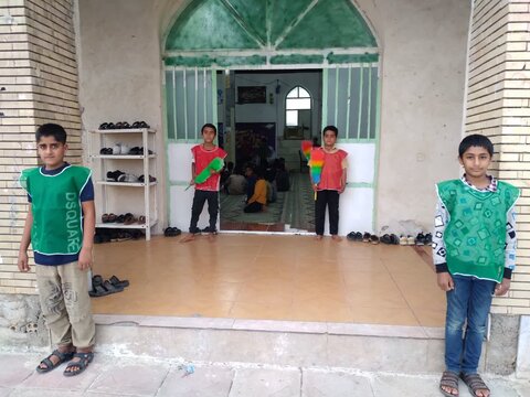 مراسم افتتاحیه اولین هیئت قرآنی دانش‌آموزی شهر بلوک