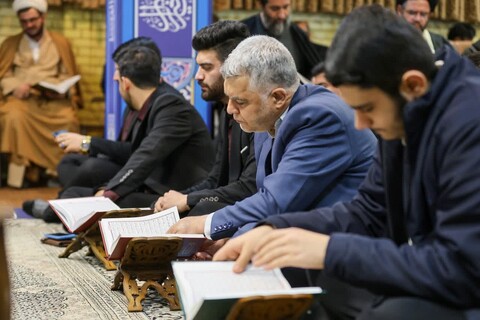 تصاویر/ محفل انس با قرآن کریم در بیت امام جمعه تبریز با محوریت طرح «زندگی با آیه ها»