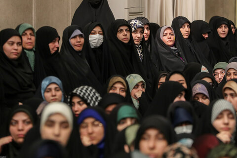 دیدار دانشآموزان و دانشجویان با رهبر انقلاب