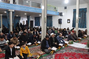 تصاویر/ محفل انس با قرآن کریم در نوشین شهر