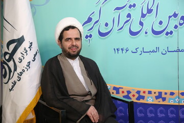 حضور مدیر روابط عمومی جامعه مدرسین حوزه در بخش حوزوی نمایشگاه بین‌المللی قرآن