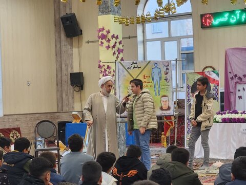 تصاویر/ مراسم جشن تکلیف دانش‌آموزان پسران  شهرستان چایپاره