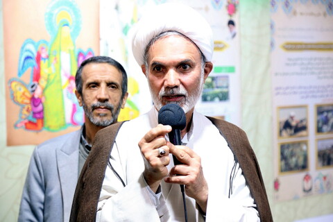 تصاویر/ غرفه گفتمان مقاومت و شهدای روحانی در بخش حوزوی سی و دومین نمایشگاه بین المللی قرآن کریم