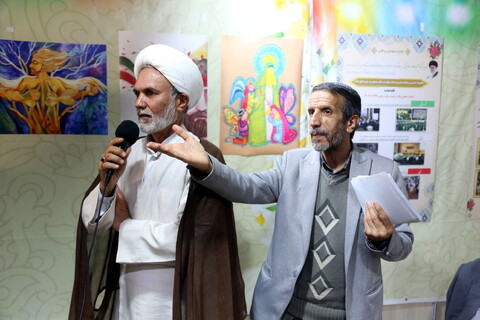 تصاویر/ غرفه گفتمان مقاومت و شهدای روحانی در بخش حوزوی سی و دومین نمایشگاه بین المللی قرآن کریم