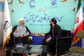 فیلم | حضور رئیس کمیسیون اصل ۹۰ مجلس در غرفه خبرگزاری حوزه