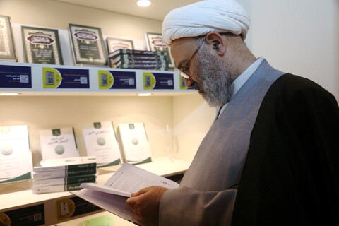 تصاویر/ بازدید رئیس کمیسیون اصل ۹۰ مجلس از بخش حوزوی نمایشگاه قرآن