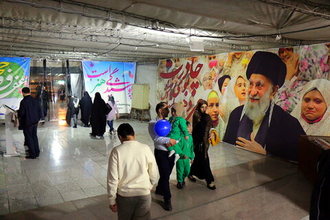 تصاویر/ غرفه طراحی پوشاک ایرانی اسلامی در مصلّی امام خمینی ره