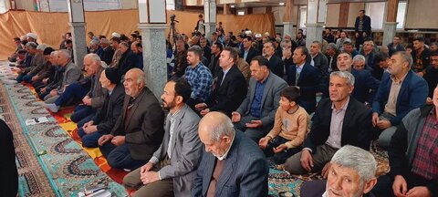 تصاویر/ اقامه نماز جمعه شهر کشاورز