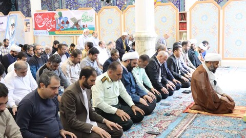 نماز جمعه خارگ به روایت تصویر