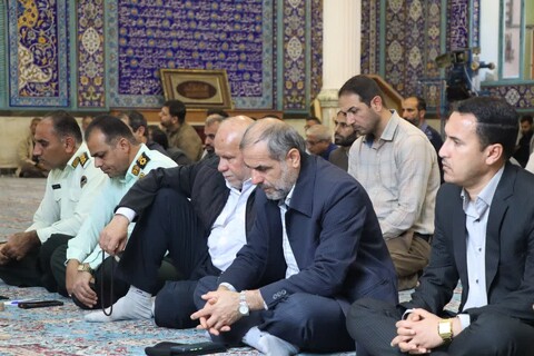 نماز جمعه خارگ به روایت تصویر