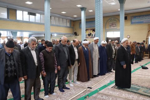 تصاویر/ آیین عبادی سیاسی نماز جمعه نوشین شهر